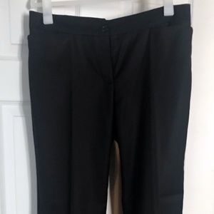 Faconnable black wool women's slacks - size 6